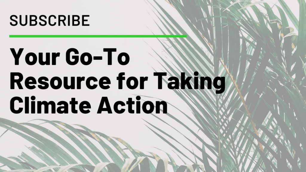 greenie guide climate action resources